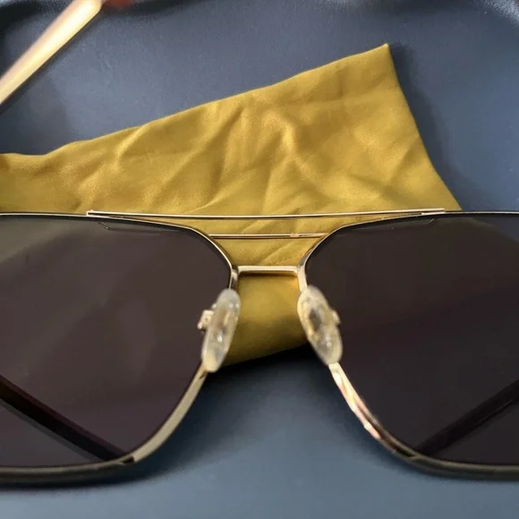 Rag & Bone 1010/S Rose Gold Aviator's - Picture 4 of 7